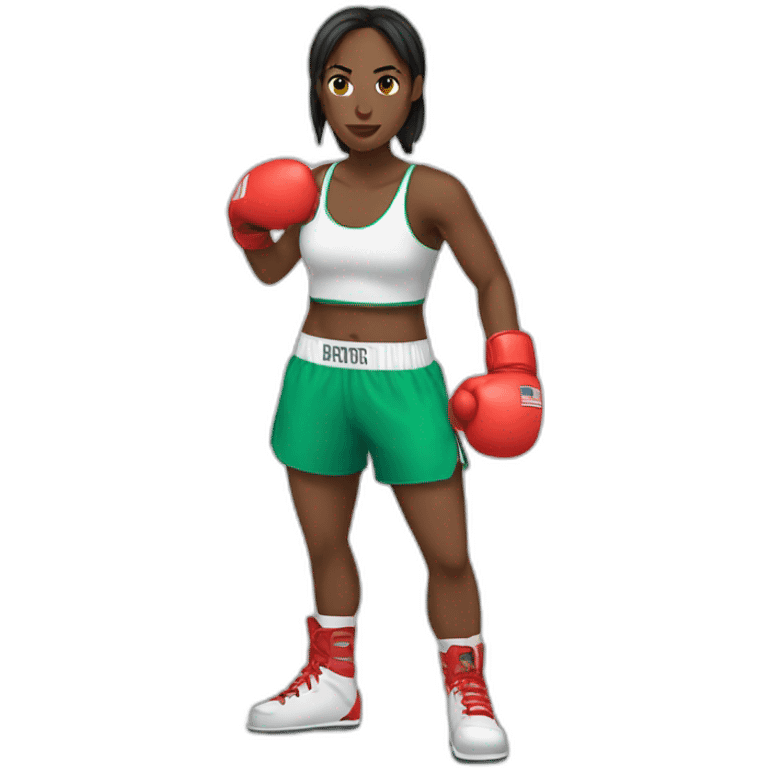 Female boxers emoji