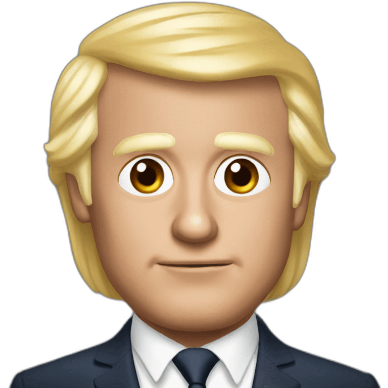 Trump-macron emoji