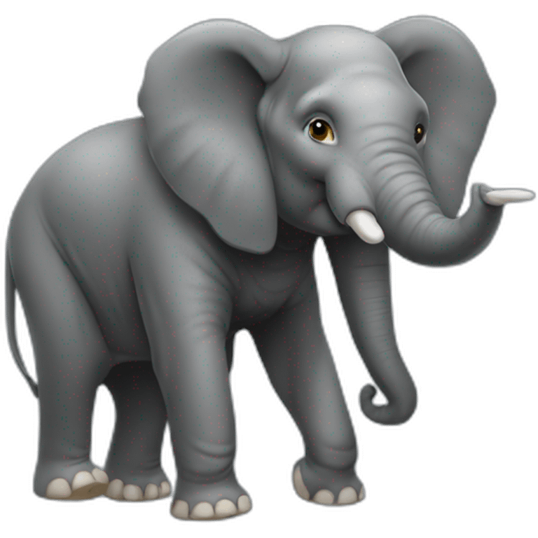 Éléphant twerk emoji