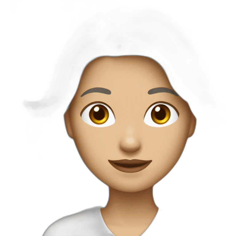 femme blanche chatain clair enervée en réunion emoji