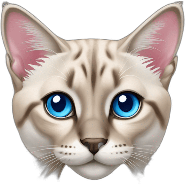 lynx-point-siamese-cat-blue-eyes-pink-nose emoji