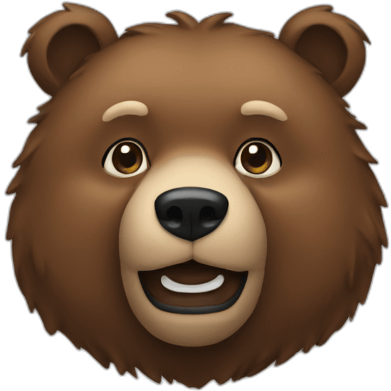 a human bear emoji