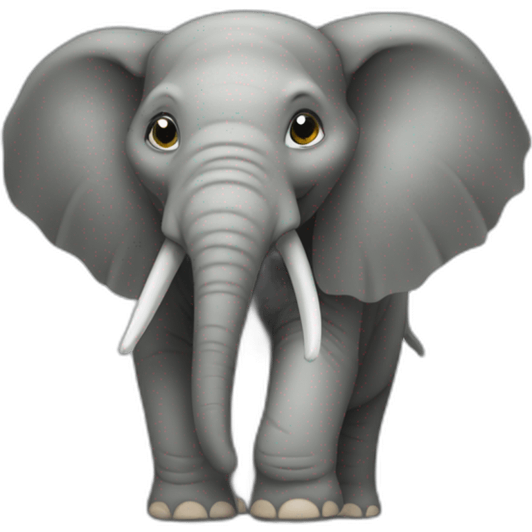 Éléphant qui fumz emoji