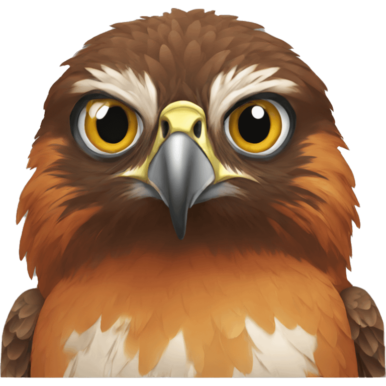 redtail hawk  emoji