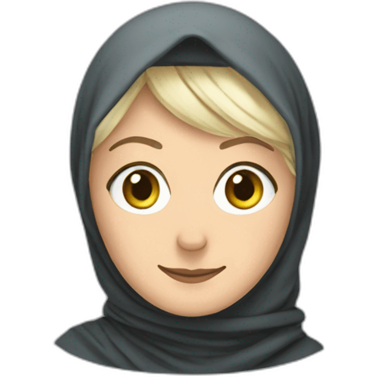 Marine le Pen en Hijab emoji