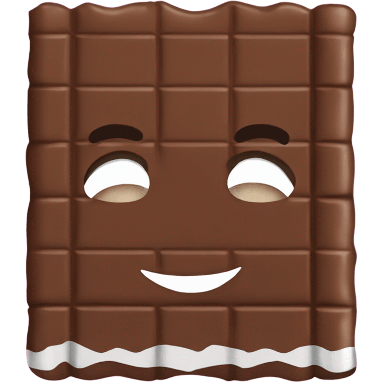 Chocolate bar wrapper emoji