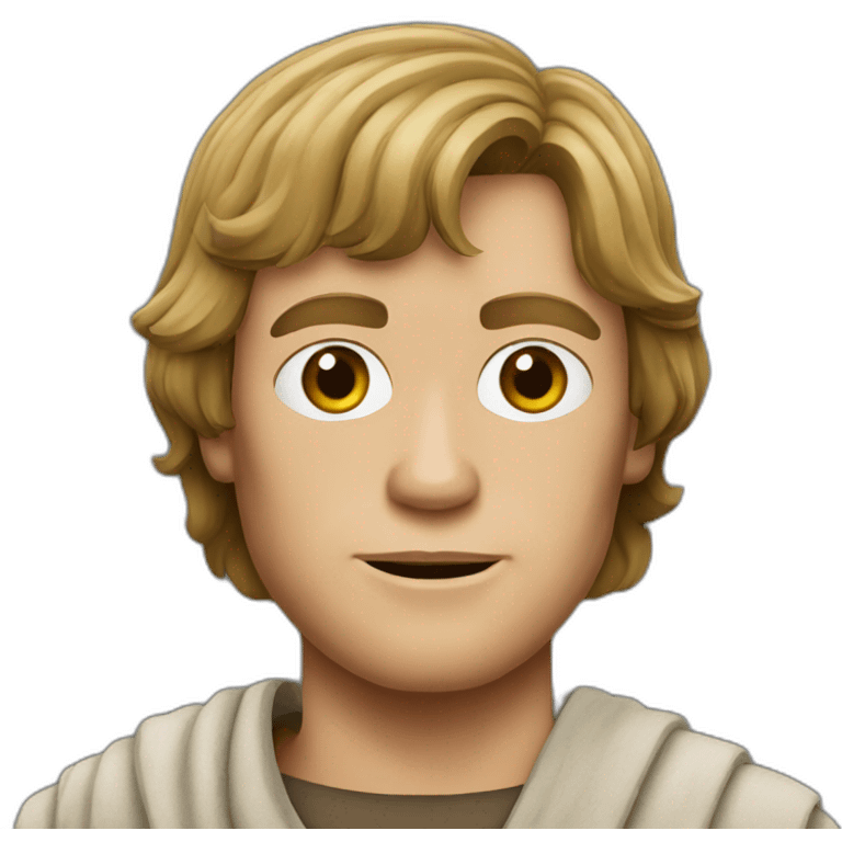 Realistic Luke Skywalker emoji