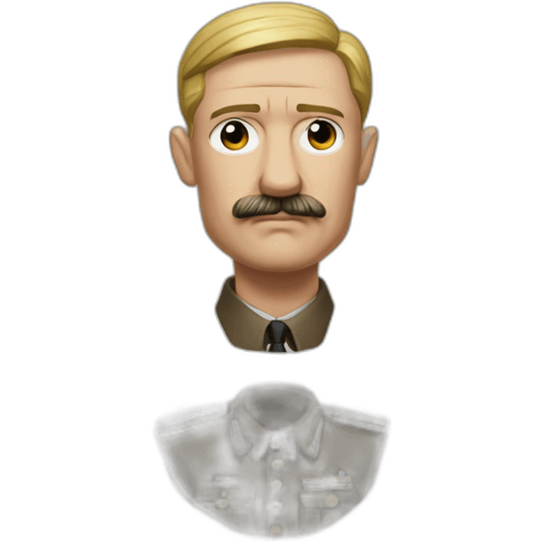 Hitler le bras en l’aire emoji