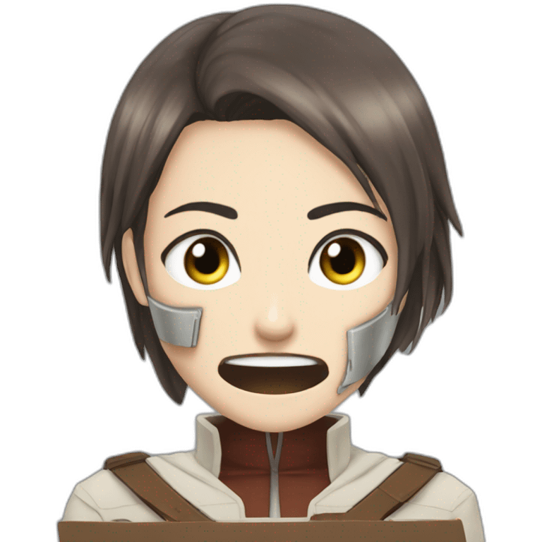 Attack on Titans female titan emoji