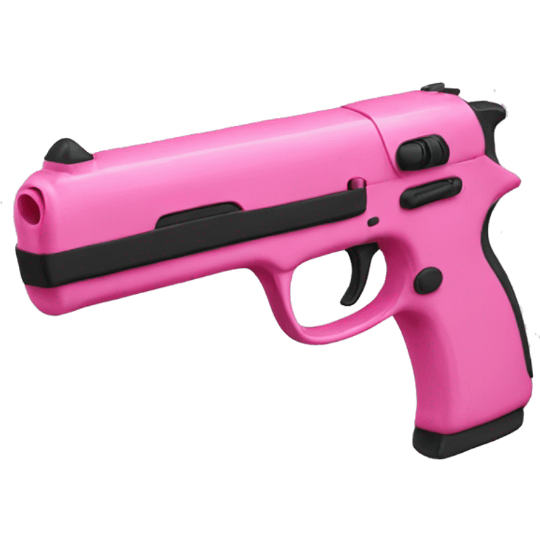 Pink gun emoji