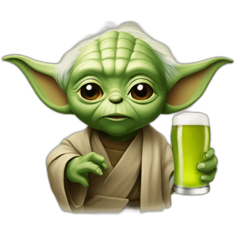 yoda beer emoji