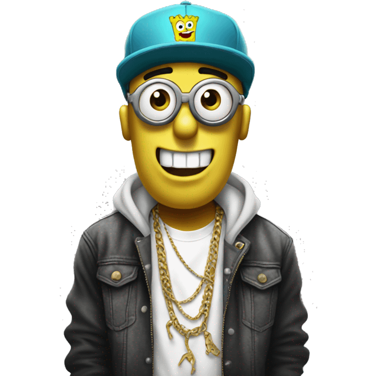 spongebob as rapper emoji