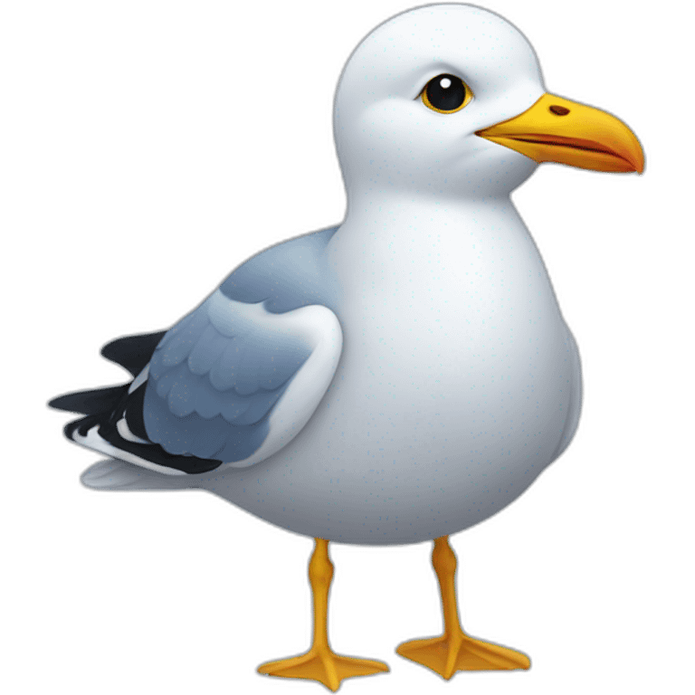 Blue gull emoji