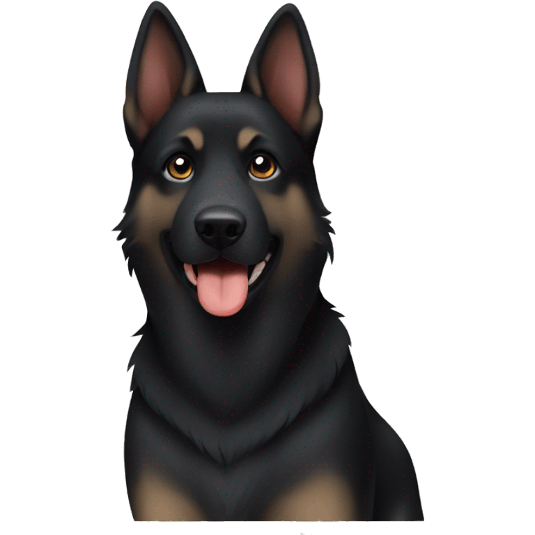 Black German Shepard husky mix  emoji