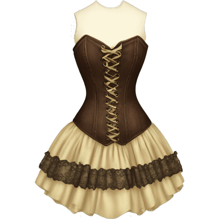 Beautiful vintage corset dress  emoji