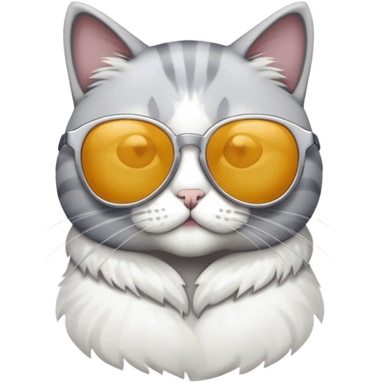 Cat wearing sunglasses emoji