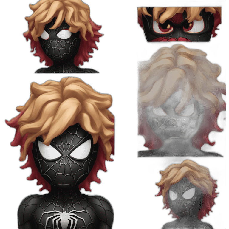 Symbiote Spiderman 3 emoji