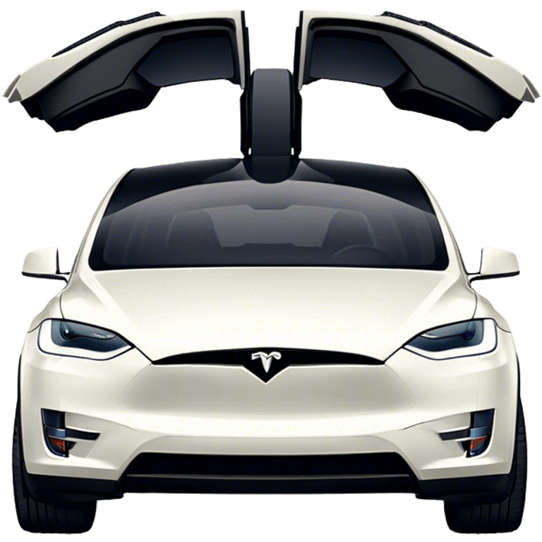 Tesla Model X - Tesla (Model Year: 2022) (Iconic colour: Black) emoji