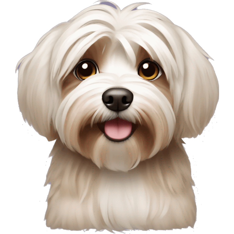 Havanese dog brown emoji