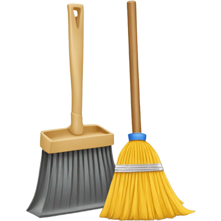 Broom & Dust Pan emoji