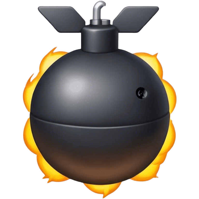 App icon depicting a bomb emoji