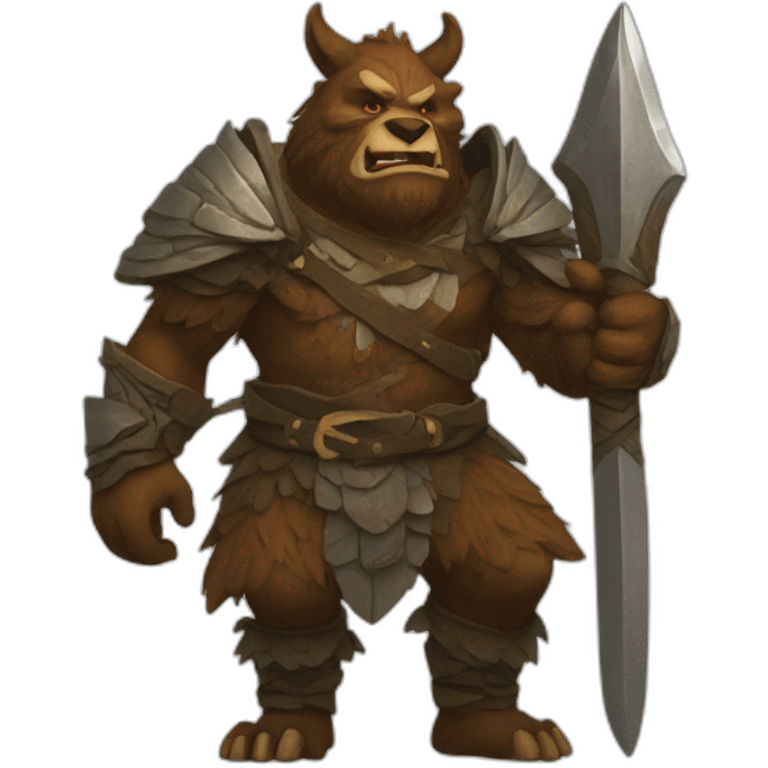 Bugbear warrior emoji