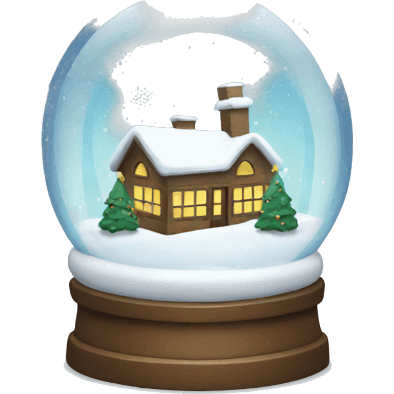 Christmas snowglobe emoji