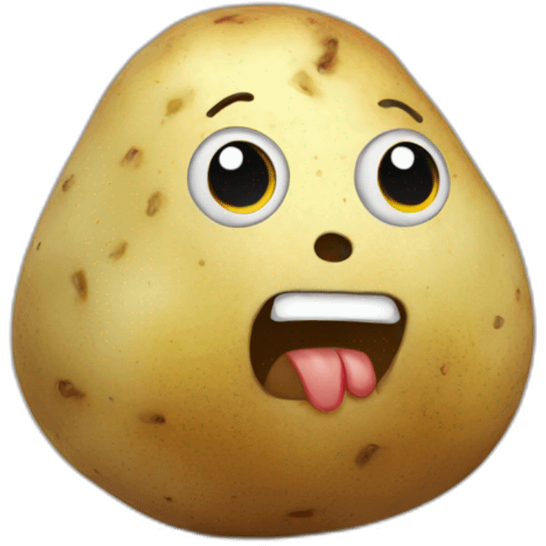 Alive potato emoji