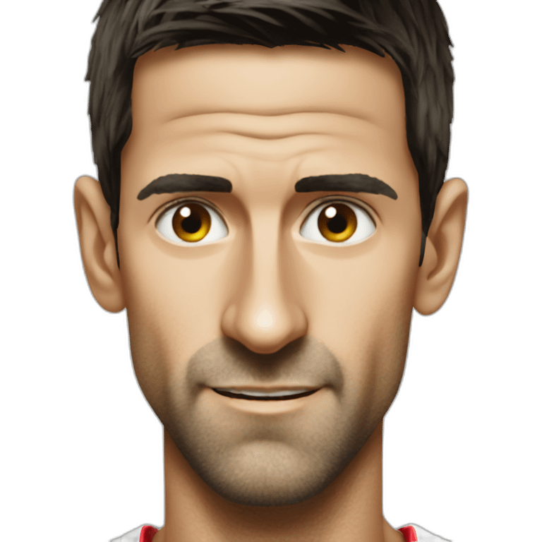 Djokovic face emoji