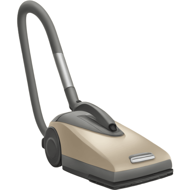 Stick vacuum cleaner beige grey emoji