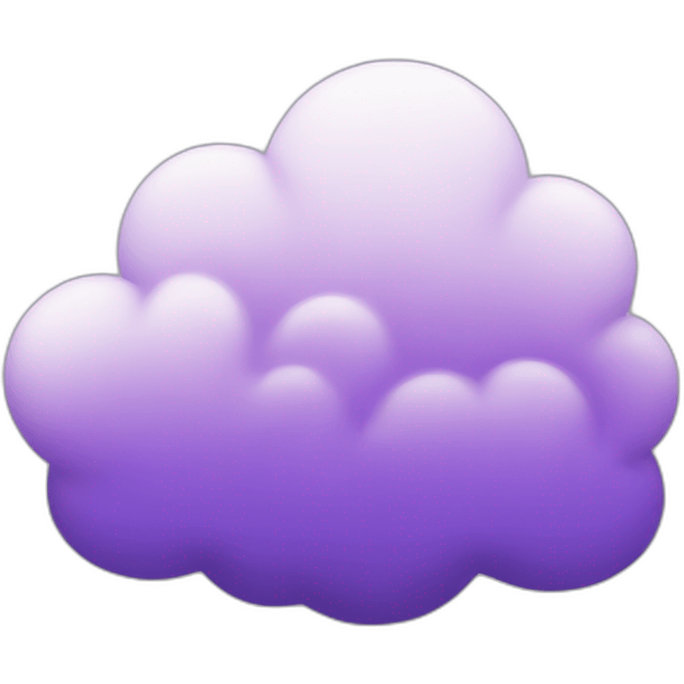 purple cloud emoji