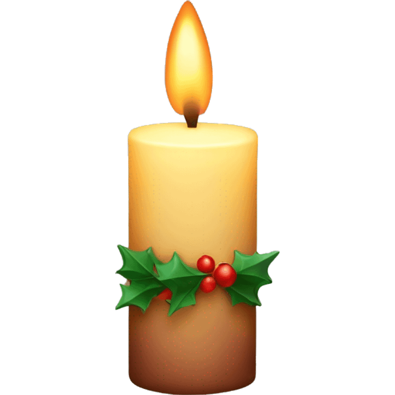 christmas candle emoji