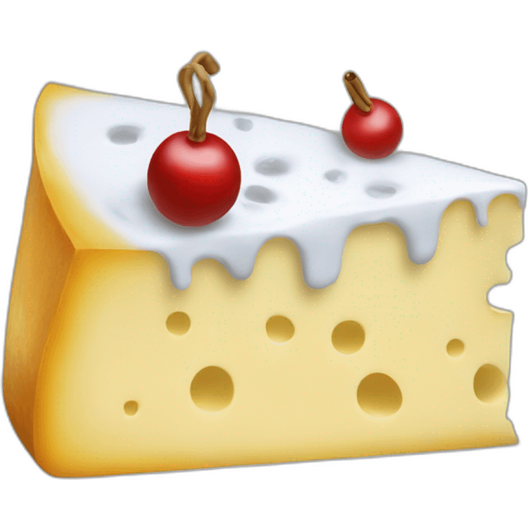 christmas cheese  emoji