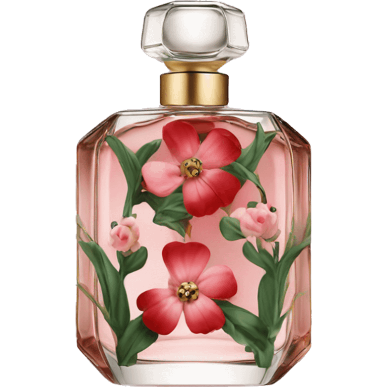 Gucci floral perfume emoji