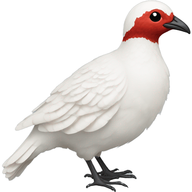 willow ptarmigan with red lashes emoji