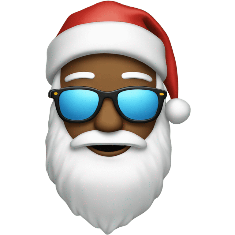 Santa with Sunglasses emoji