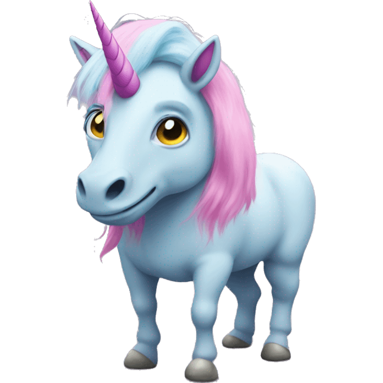 Unicorn troll emoji