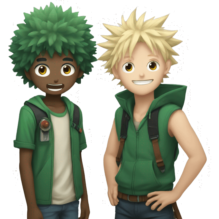 Deku and bakugo  emoji