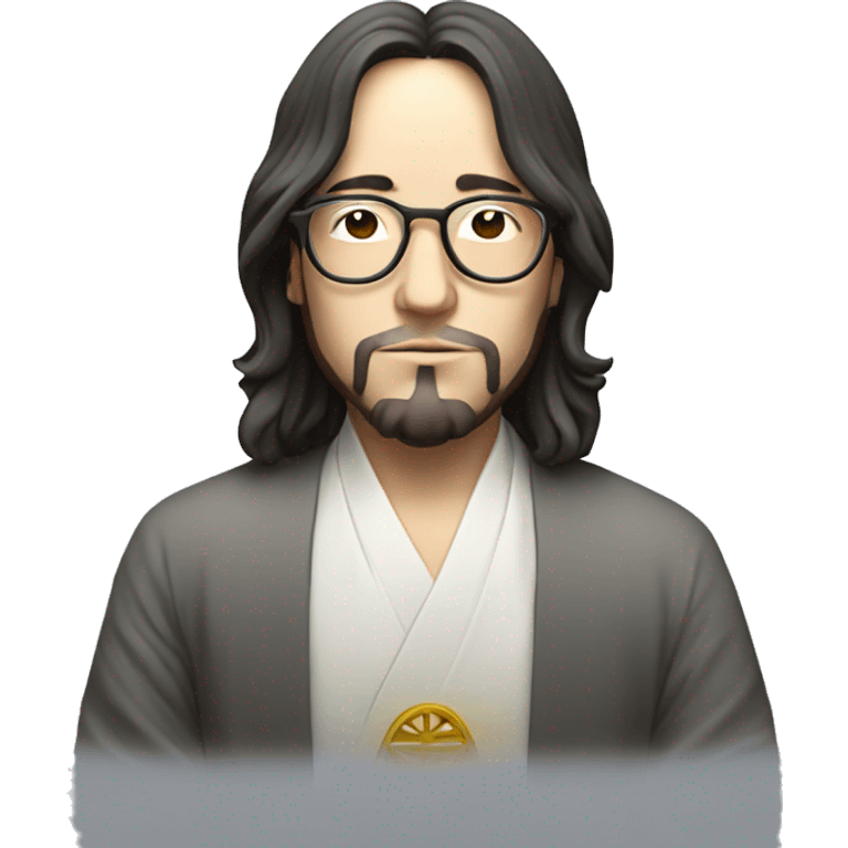 Half-Taiwanese Sean Lennon meditating emoji