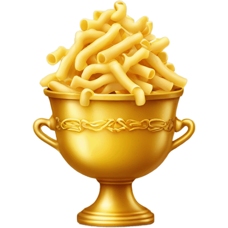 Bowl of Macaroni Golden Trophy  emoji