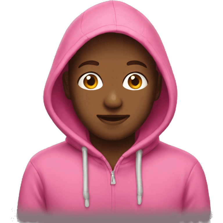 Pink hoodie  emoji