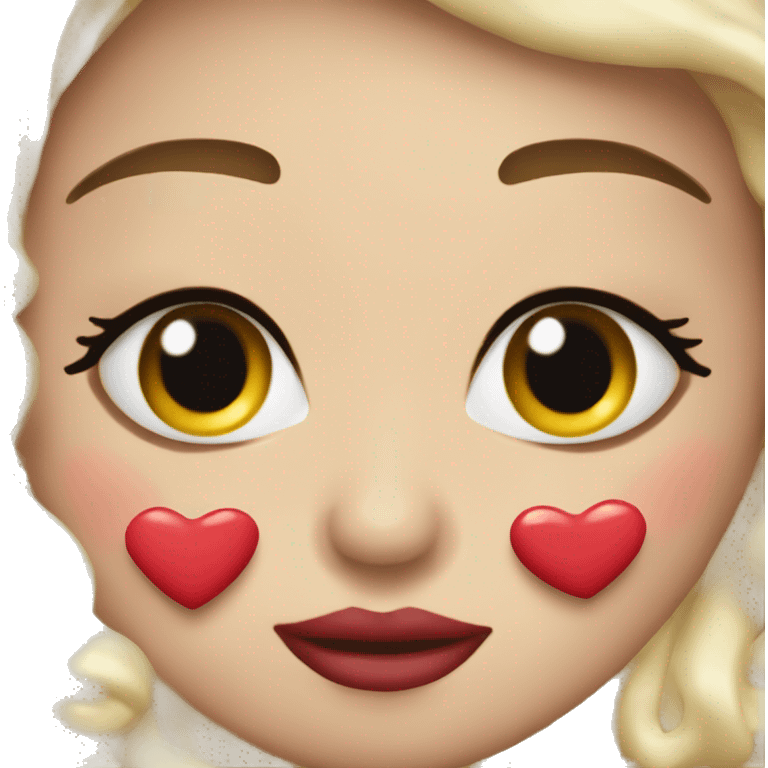 Besos de labios pitados co labial  emoji