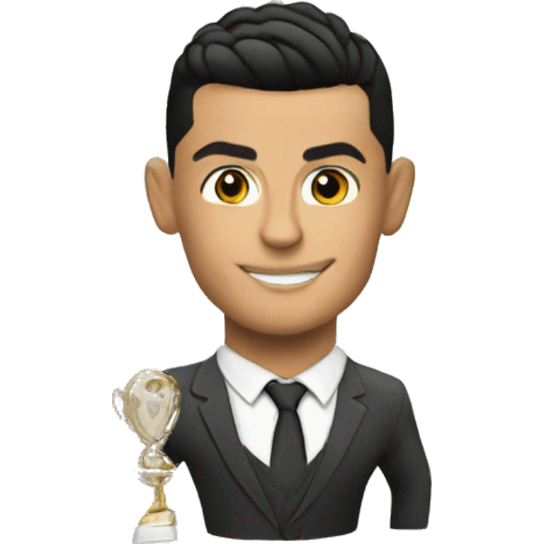 Cristiano Ronaldo with wolrd cup emoji