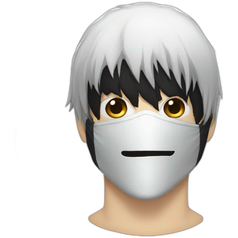 Ken kaneki-ghoul mask emoji