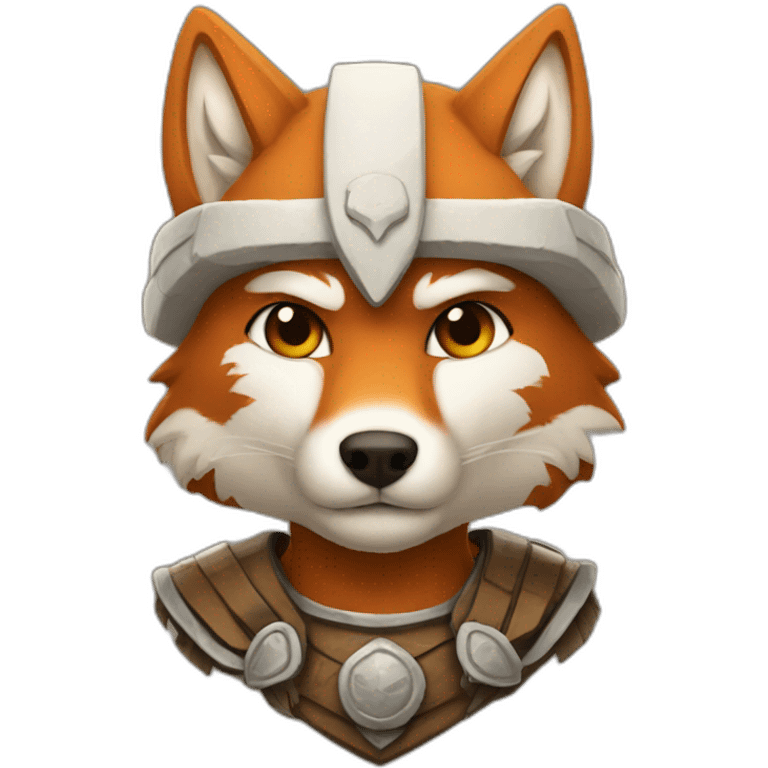 warrior fox emoji