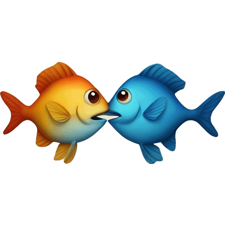 two fish kissing emoji