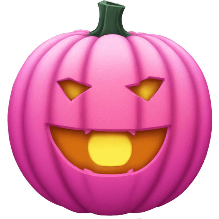 pink disco pumpkin emoji