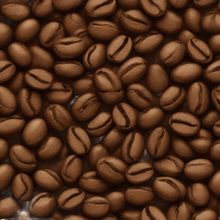 Coffee bean emoji