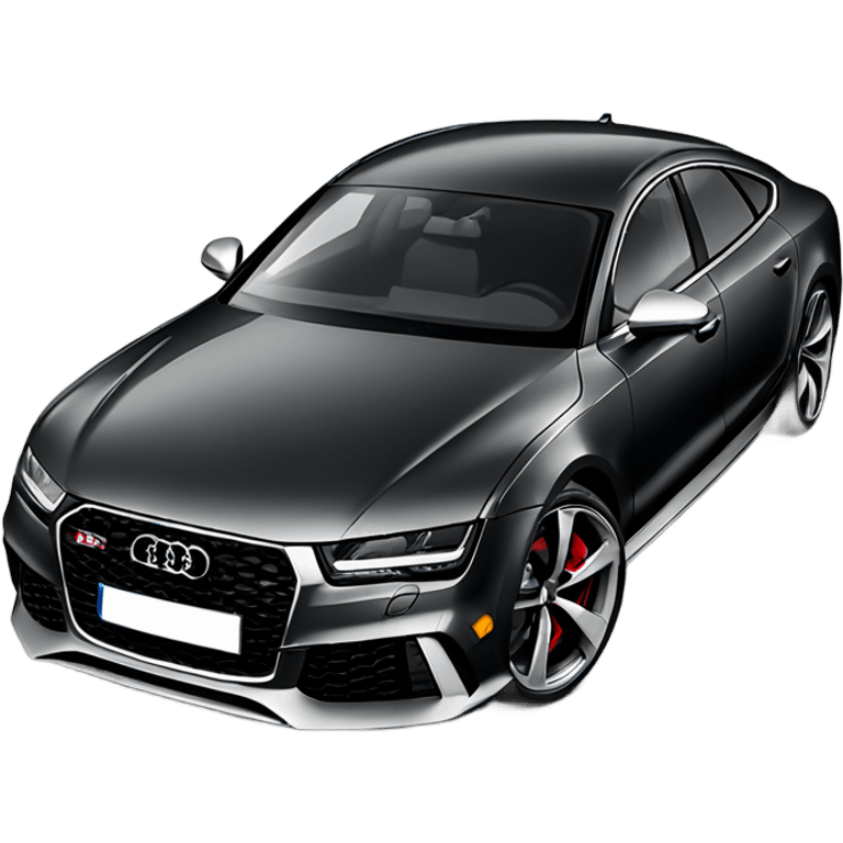 Audi RS7 black emoji