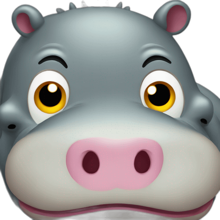 impatient hippopotamus emoji